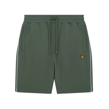 Image of Lyle and Scott Sport Sport Piping Shorts - Green