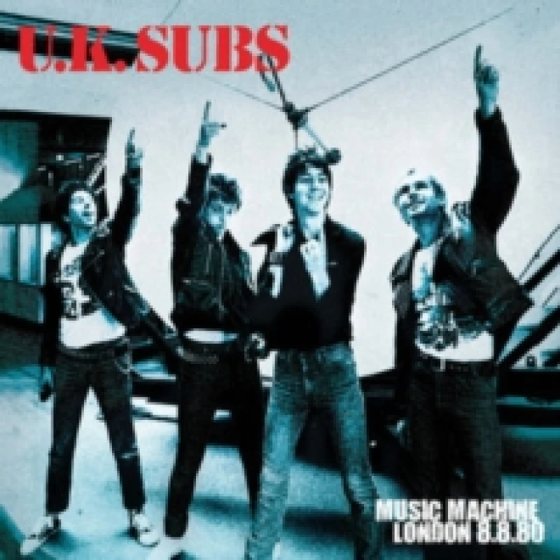 Image of UK Subs Music Machine London 8/8/80 (Vinyl) 12 Album Coloured Vinyl (Limited Edition)