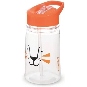 Image of Aladdin Zoo Flip & Sip Water Bottle 0.35L Lion Clear