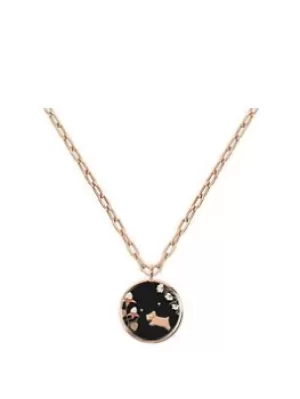 Image of Radley Ladies 18Ct Rose Gold Plated Picture Scene Necklace