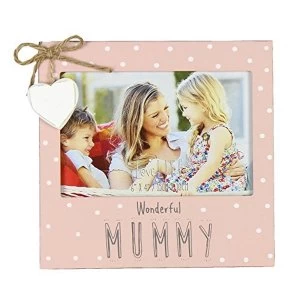 Image of 6" x 4" - Love Life Photo Frame - Wonderful Mummy