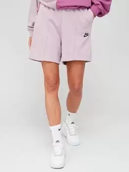 Image of Nike NSW Dance Fleece Shorts - Pink Size M Women