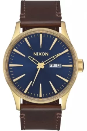 Image of Nixon Sentry Leather Watch A105-3320