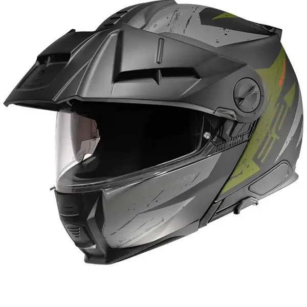 Image of Schuberth E2 Explorer Dark Green Modular Helmet Size M