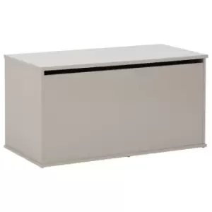 Image of Panama Ottoman Storage Box Grey