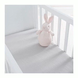 Image of Silentnight Crib Fitted Sheet Pair - Grey