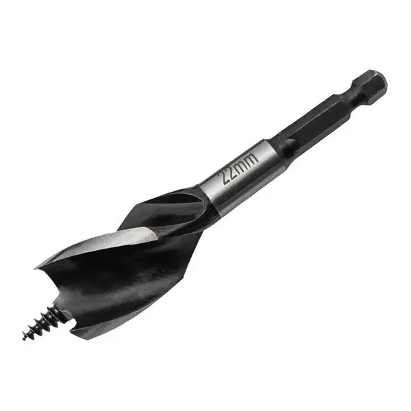 Image of Faithfull Tri-Point Speed Stubby Auger Drill Bits FAITPAS22 Diameter: 22mm