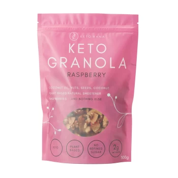 Image of Keto Hana Keto Friendly Granola - Raspberry 300g