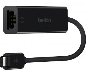Image of Belkin USB-C to Ethernet Adapter Cable