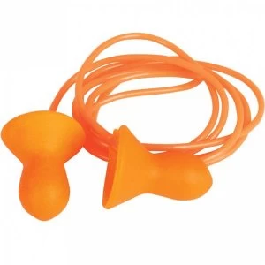 Image of Howard Leight Quiet Corded Reusable Earplugs Orange Flip Top Box Pack 100 Pairs