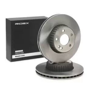 Image of RIDEX Brake disc MERCEDES-BENZ 82B1678 0004212512,A0004212512 Brake rotor,Brake discs,Brake rotors