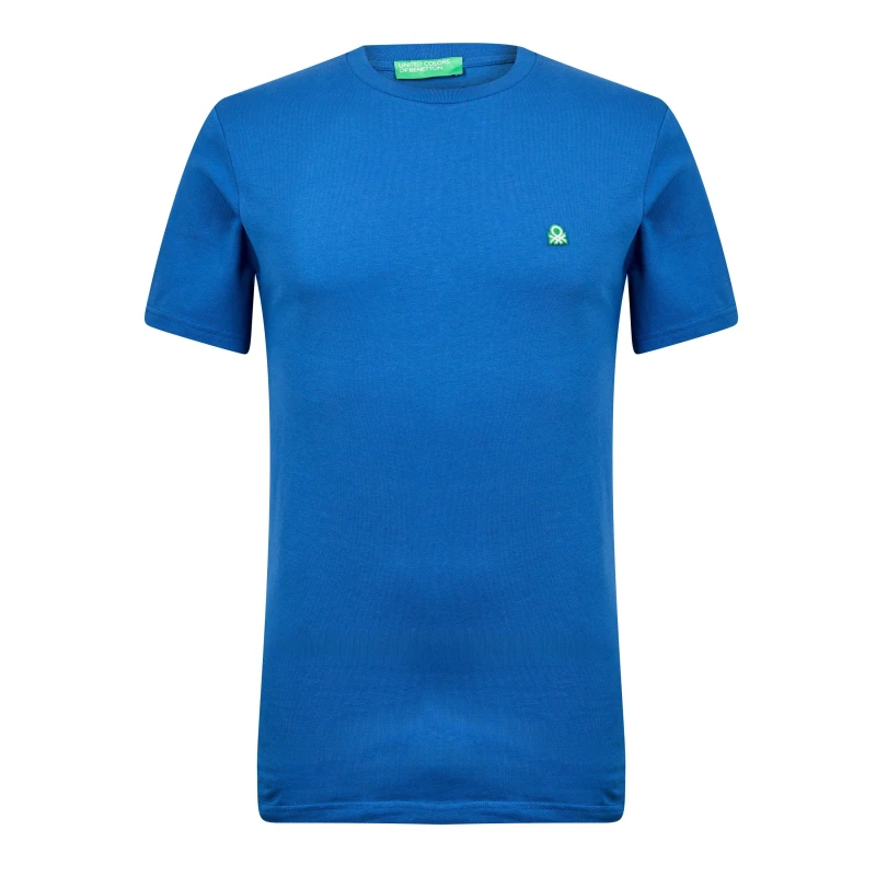 Image of United Colors of Benetton Colors Ss T - Blue Blue XS