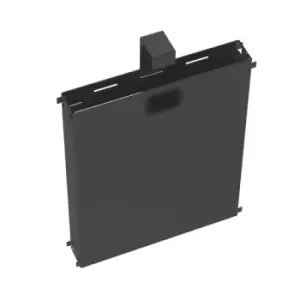 Image of Adapt mass vertical cable riser for intermediate bench leg - black