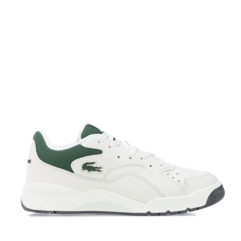 Image of Lacoste Aceline Leather 96 Trainers Off White male UK 10.5