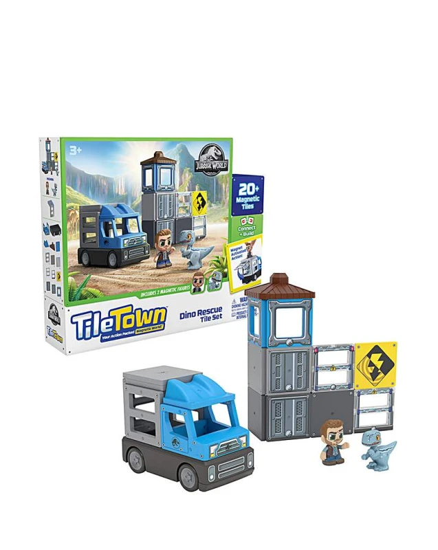 Image of TILE TOWN Tile Town Jurassic World Dino Scape Set