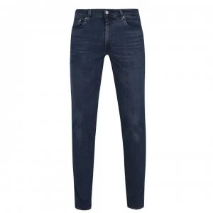 Image of Levis 511 Slim Fit Jeans - Denim Dark Wash