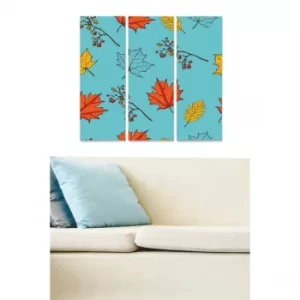 Image of MDF85909192 Multicolor Decorative MDF Painting (3 Pieces)
