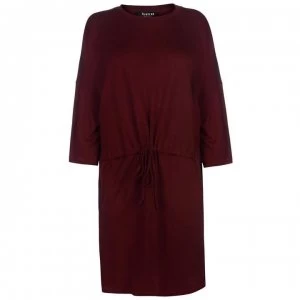 Image of Firetrap Blackseal Drawcord Dress - Burgundy