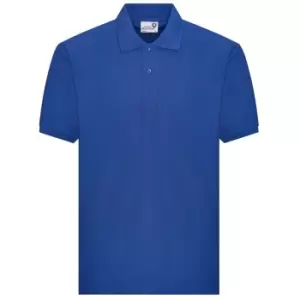 Image of Awdis Boys Academy Pique Polo Shirt (S) (Royal Blue)