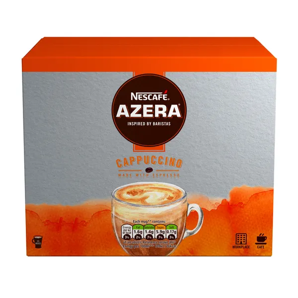 Image of Nescafe Azera Cappuccino Coffee 35 Sachets