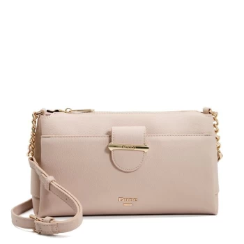 Image of Dune London Darlena Zip Crossbody Bag - Beige