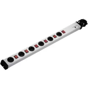 Image of Ehmann 0232x00062301 Surge protection power strip 6x Grey PG connector