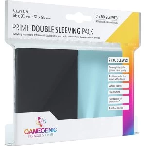 Image of Gamegenic Prime Double Sleeving Pack - 2x 80 Sleeves