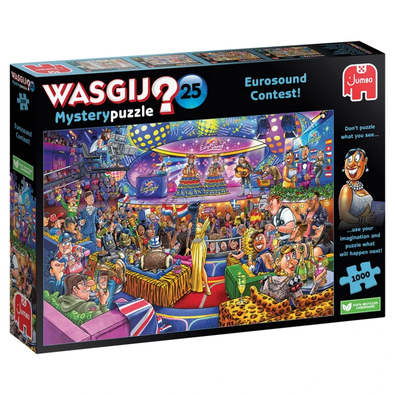 Image of Wasgij Mystery 25 Eurosound Contest! 1000 Piece Jigsaw Puzzle Multi unisex