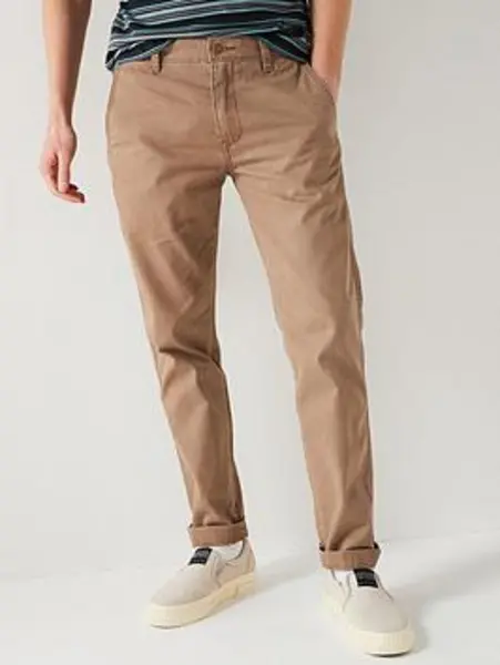 Image of XX Chino Standard Taper Lightweight Pants - Beige / Ermine Lightweight Canvas