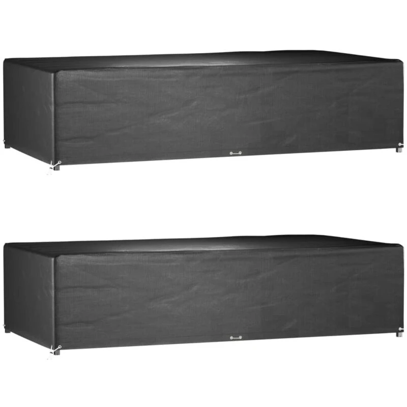 Image of VIDAXL Vidaxl - Garden Furniture Covers 2 pcs 12 Eyelets 315x160x75cm Rectangular 8720845747268