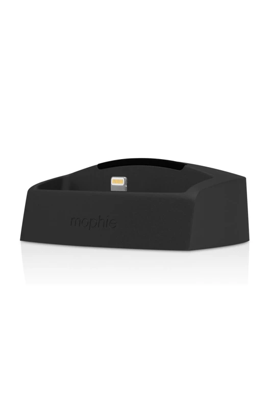 Image of Mophie Desktop 'Charging Dock' Lightning for iPhone 5/5s/6/6s/ Black Black
