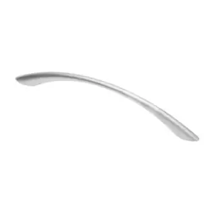 Image of GTV Metal Slim Drawer Cabinet Door Pull Kitchen Handle Cup Bow - Colour Aluminiu