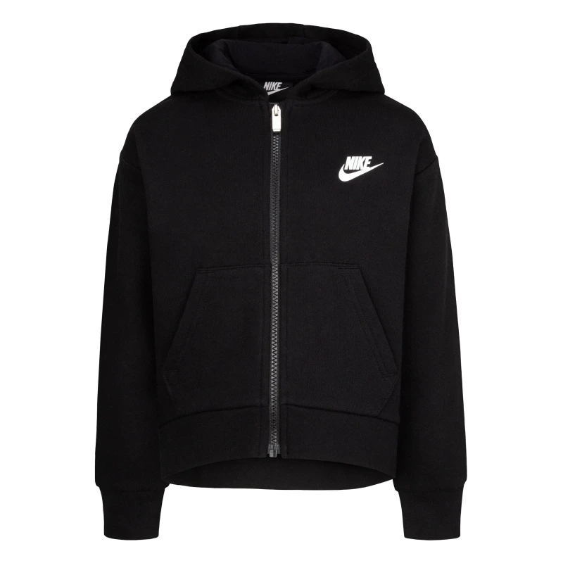 Image of Nike Full Zip Hoodie Infants - Black 3 - 4 Years