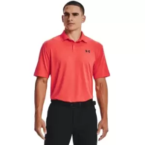 Image of Under Armour 2022 Mens Performance Polo 2.0 Rush Red Polo L