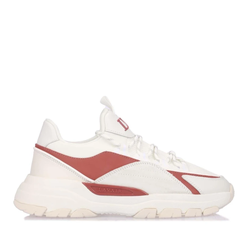 Image of Lavair Creator Evo Trainers White Red male UK 6