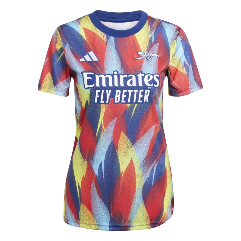 Image of adidas Arsenal Pre-Match Shirt 2025 2026 Womens Blue female 8 (XS)