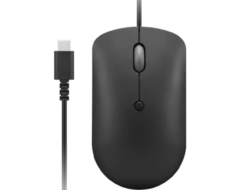 Image of Lenovo GY51D20875 mouse Office Ambidextrous USB Type-C Optical 2400 DP
