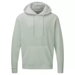 Image of SG Mens Plain Hooded Sweatshirt Top / Hoodie (L) (Mercury)