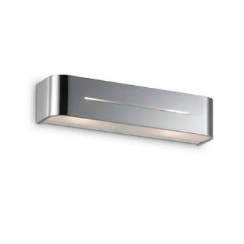 Image of Posta 2 Light Indoor Small Wall Light Chrome, E14