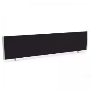 Image of Evolve Plus Bench Screen 1800 Black Silver Frame