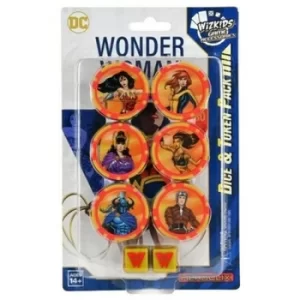Image of DC Comics HeroClix: Wonder Woman 80th Anniversary Dice and Token Pack