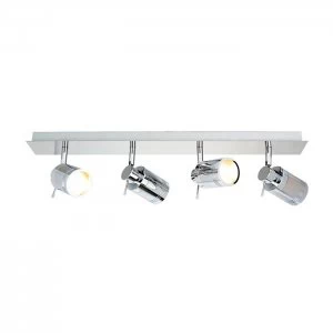 Image of Spa 4-Light Ceiling Light Fixture - Chrome