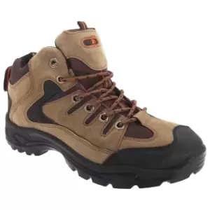 Image of Dek Mens Ontario Lace-Up Hiking Trail Boots (7 UK) (Khaki)