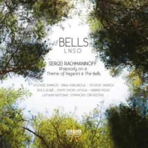 Image of Sergei Rachmaninov Rhapsody On a Theme of Paganini/The Bells by Sergei Rachmaninov CD Album