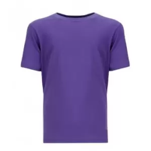 Image of Next Level Childrens/Kids Short-Sleeved T-Shirt (S) (Purple)