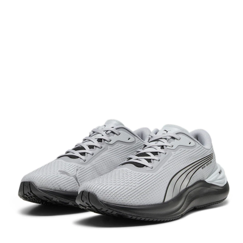 Image of Puma Electrify Nitro 3 Water Repellent Womens Running Shoes - Grey Grey 4