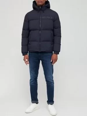 Image of Tommy Hilfiger High Loft Padded Jacket, Desert Sky, Size S, Men