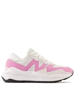 Image of New Balance 5740 Trainers - White/Pink, Size 4, Women