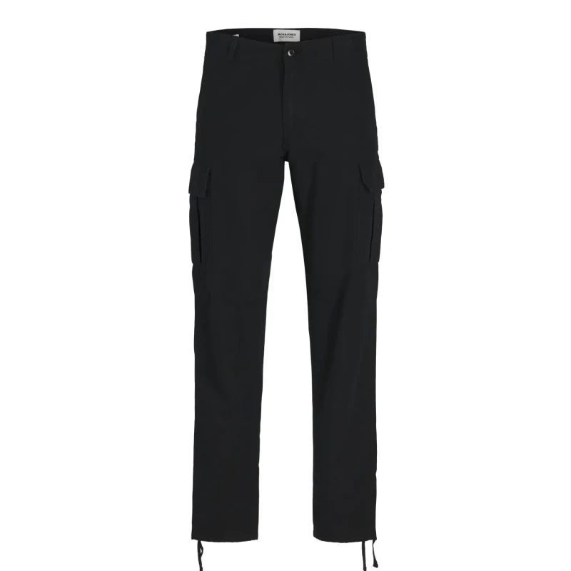 Image of Cotton Tapered Cargo Trousers