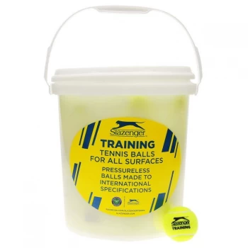 Image of Slazenger Training Tennis Balls Bucket 5 Dozen - Yellow